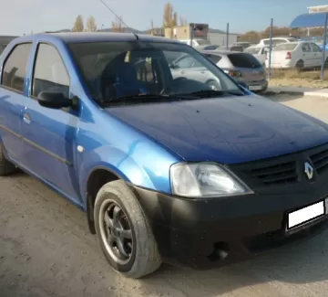 Купить Renault Logan 2007 МКПП (75 л.с.) Бензин инжектор Новороссийск цвет синий Седан 2007 года по цене 170000 рублей, объявление №466 на сайте Авторынок23
