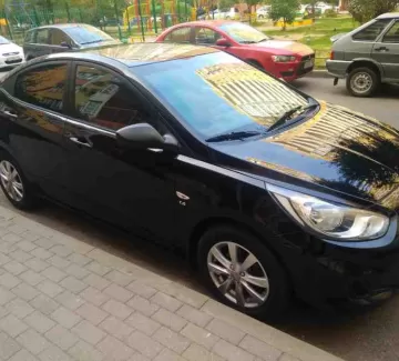 Купить Hyundai Solaris 1600 см3 АКПП (123 л.с.) Бензин инжектор в Краснодар: цвет черный Седан 2011 года по цене 450000 рублей, объявление №18430 на сайте Авторынок23