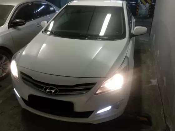 Купить Hyundai Solaris 1600 см3 АКПП (123 л.с.) Бензин инжектор в Кореновск: цвет Белый Седан 2015 года по цене 255000 рублей, объявление №21181 на сайте Авторынок23