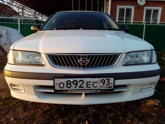 Купить Nissan Sunny 1300 см3 АКПП (87 л.с.) Бензин компрессор в Краснодар: цвет Белый Седан 2001 года по цене 170000 рублей, объявление №15089 на сайте Авторынок23