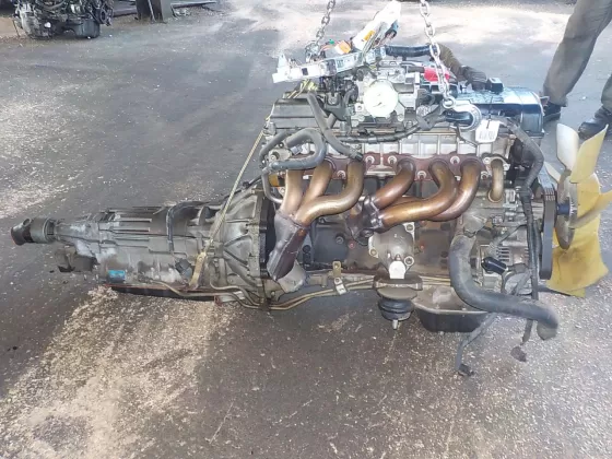 Контрактный двигатель в сборе с акпп 2JZ-GE Toyota Краснодар