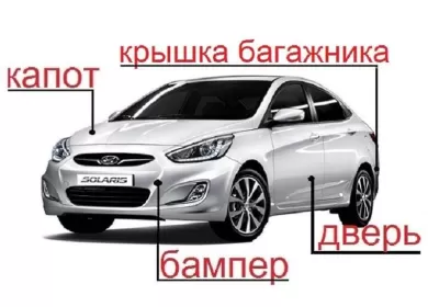 Бампер задний хэтчбек Hyundai Solaris в цвет кузова Краснодар