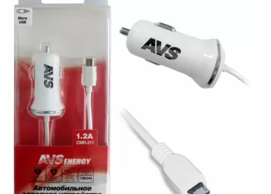 Зарядное устройство с micro USB, AVS CMR-211 (1,2А) Краснодар